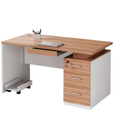 mesa de estudio con luces led